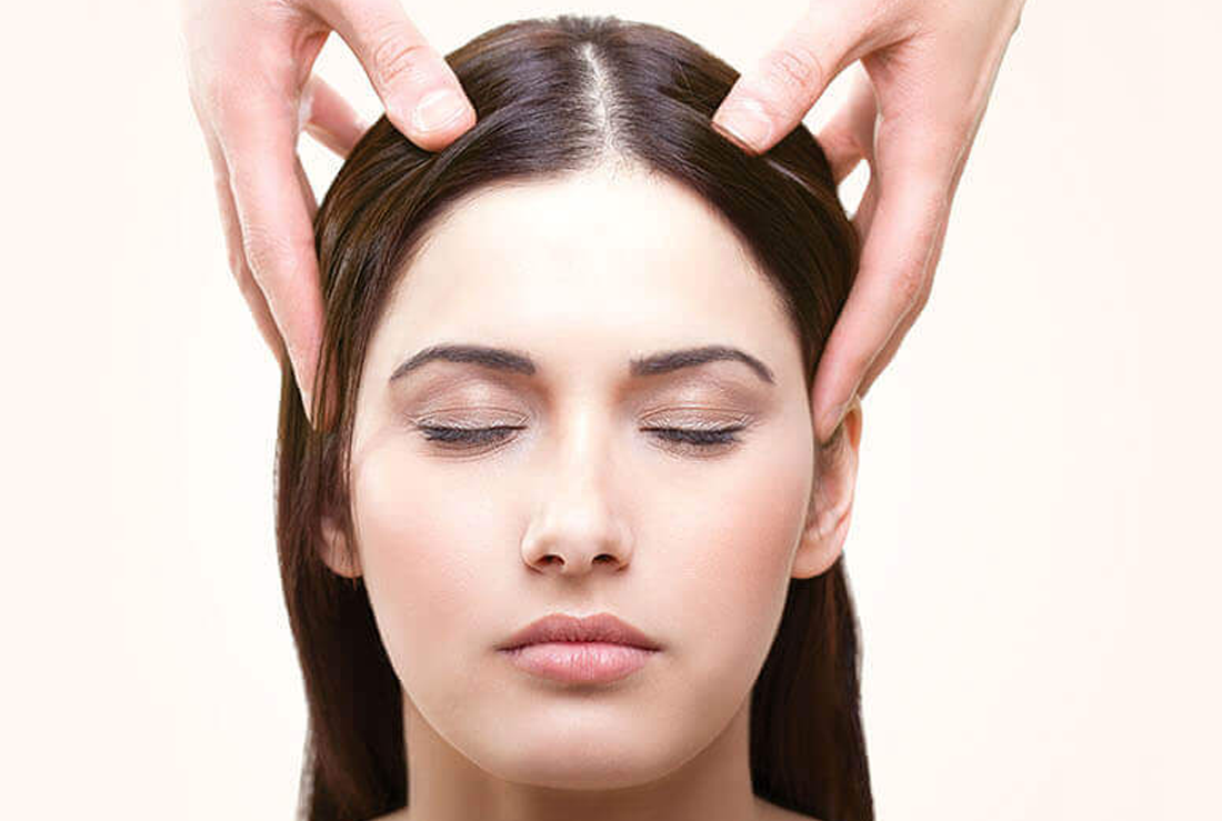 Hair massage tips in Marathi
