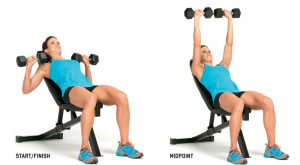 how to do Incline Dumbbell Press in marathi