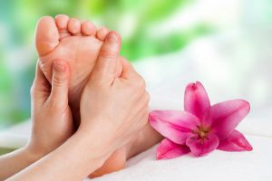 Hand and foot massage at home in Marathi