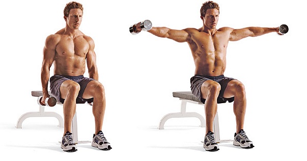 Seated Dumbbell Side Press
